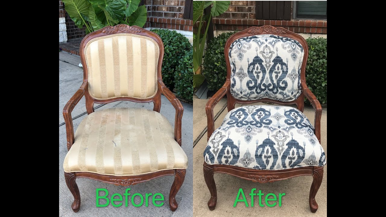 DIY - How to Reupholster a Chair