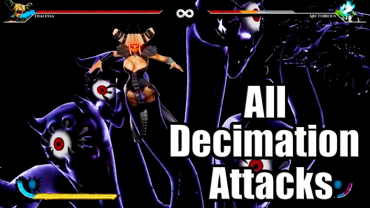 OMEN OF SORROW - All Decimation Attacks (Ultimate Attacks) Showcase | All Characters