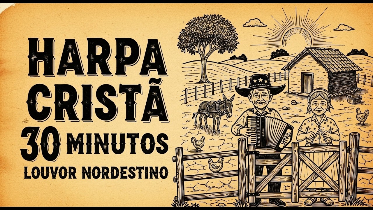 Você Nunca Ouviu Assim! 30 Minutos de Harpa Cristã em Baião com Hinos Antigos