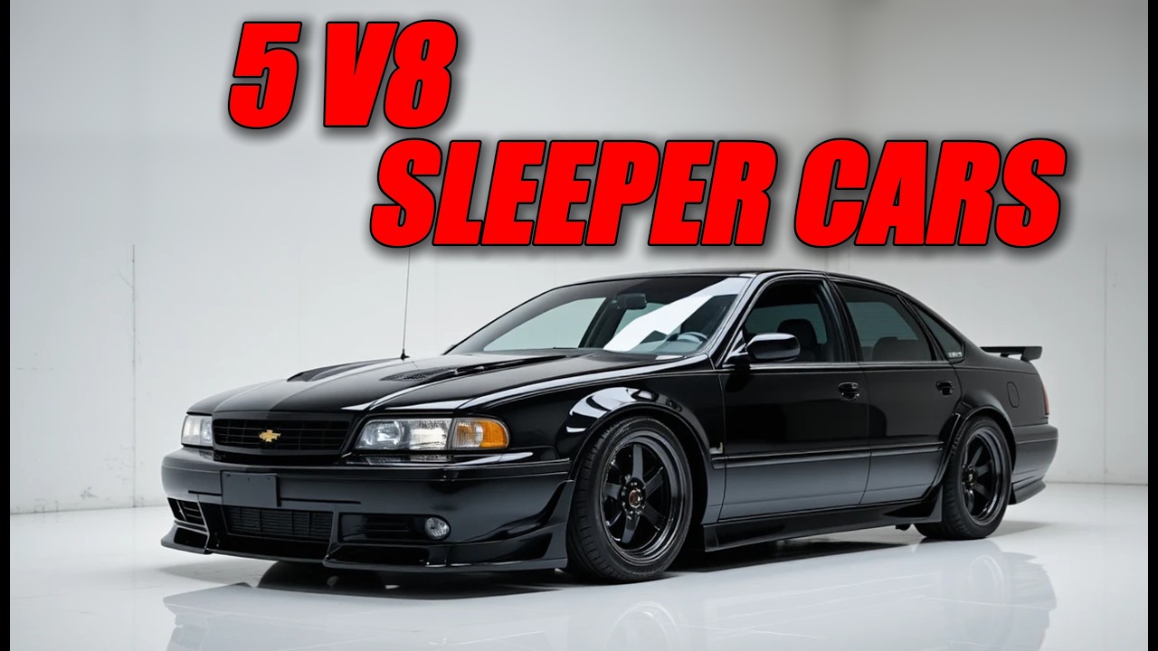 5 малоизвестных седанов с двигателями V8, которые на самом деле просто невероятны!