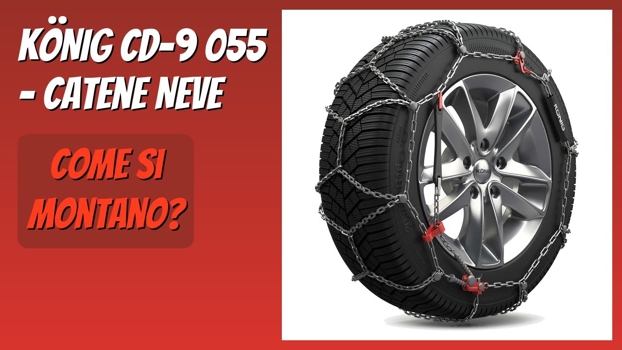 RECENSIONE (2026) : K&Ouml;NIG CD-9 055 - Catene Neve. DETTAGLI