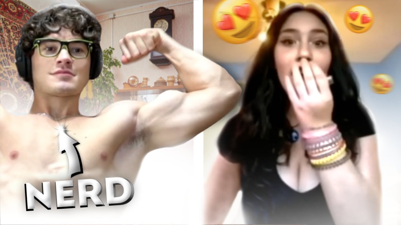 Они НЕ ОЖИДАЛИ преображения | Бодибилдер притворяется ботанином в Omegle | Розыгрыш
