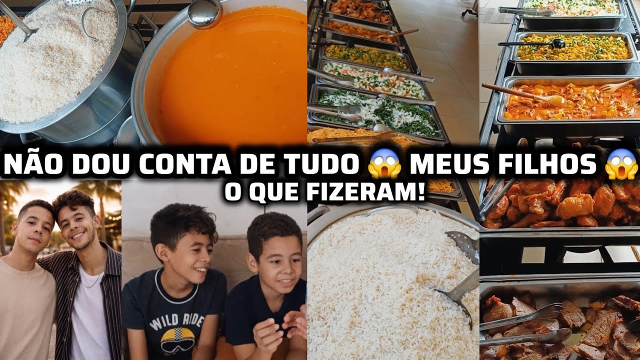 Almoço Para Vender🫡Não Dou Conta De Tudo🥺O que Aconteceu Com Meus Filhos😱Nem Todos dias São Fáceis