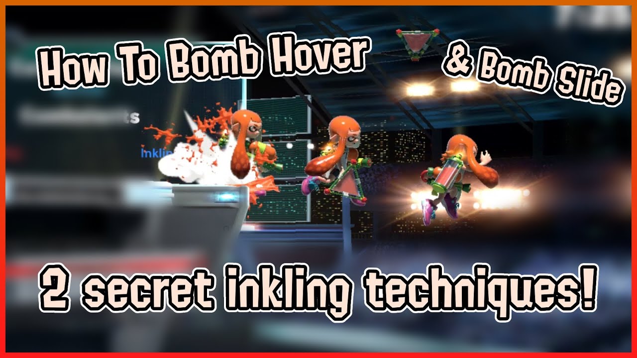 Inkling's weirdest tech EXPLAINED (Bomb Hover & Bomb Slide) - Smash Bros Ultimate