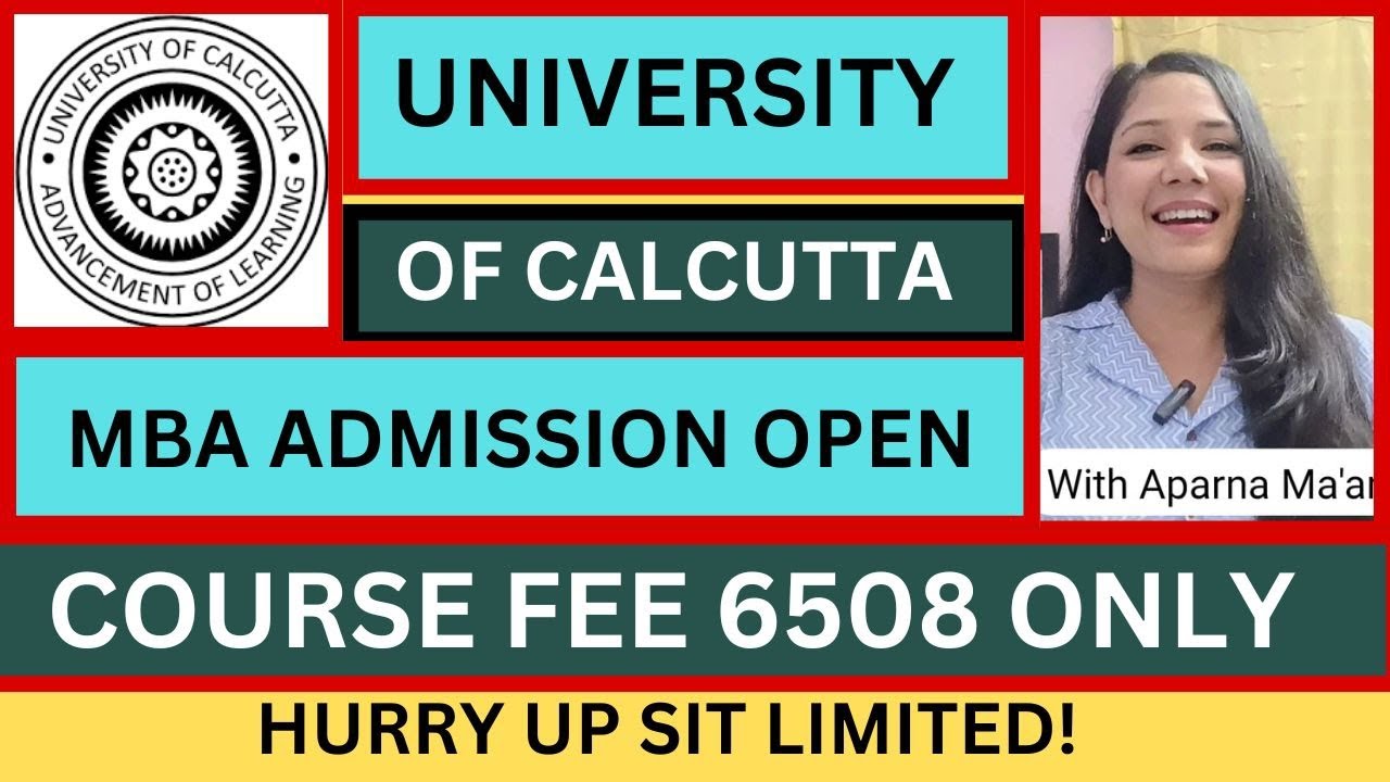 Calcutta University MBA Admission 2024 | Apply Online Now | #mba #calcuttauniversity #viralvideo