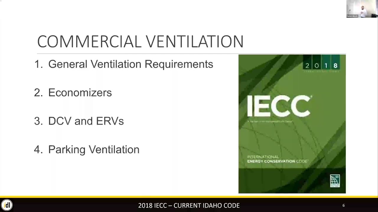 IECC 2018 Commercial Ventilation Requirements