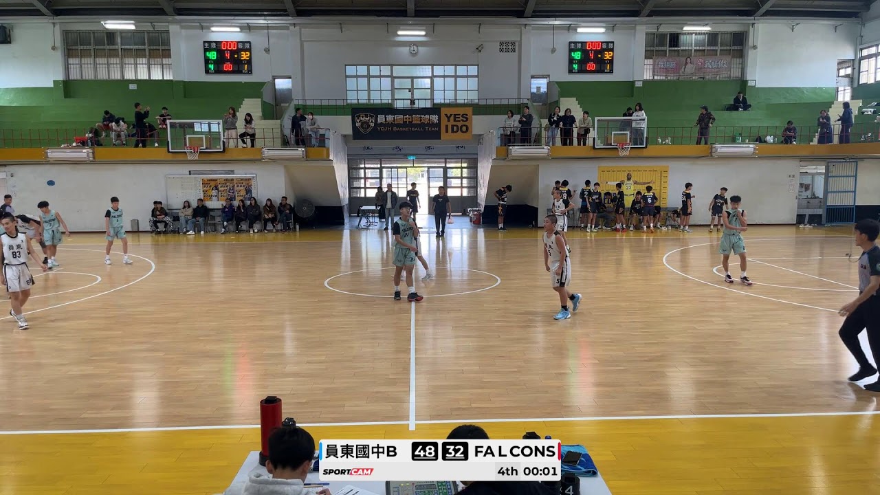 【2025-26新竹縣三級聯盟賽國男決賽】G90 員東國中B ⊕ Falcons - 2026/3/8