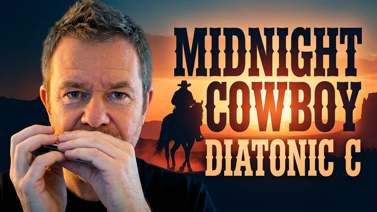 Play Midnight Cowboy Like the Movie | C Diatonic Harmonica