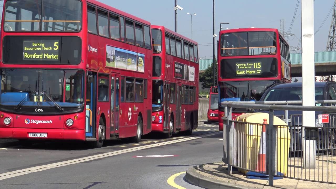 Bus Observations At Canning Town Bus Station Saturday, July 23, 2016