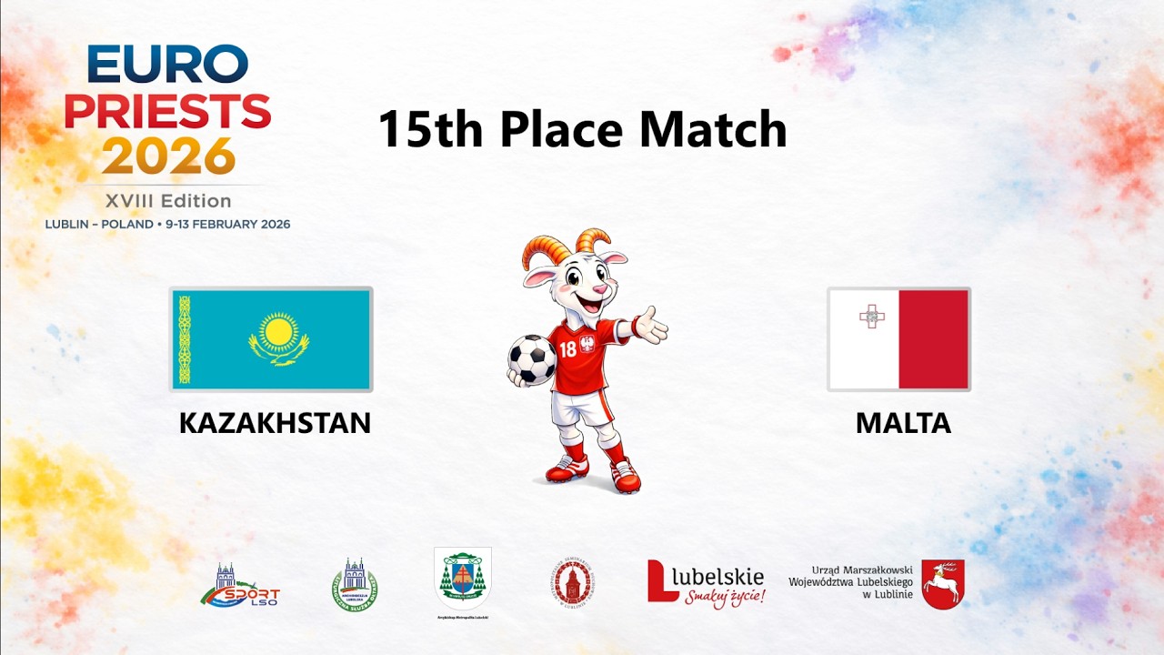 18th EUROPEAN FUTSAL CHAMPIONSHIP OF CATHOLIC PRIESTS | 15th Place Match