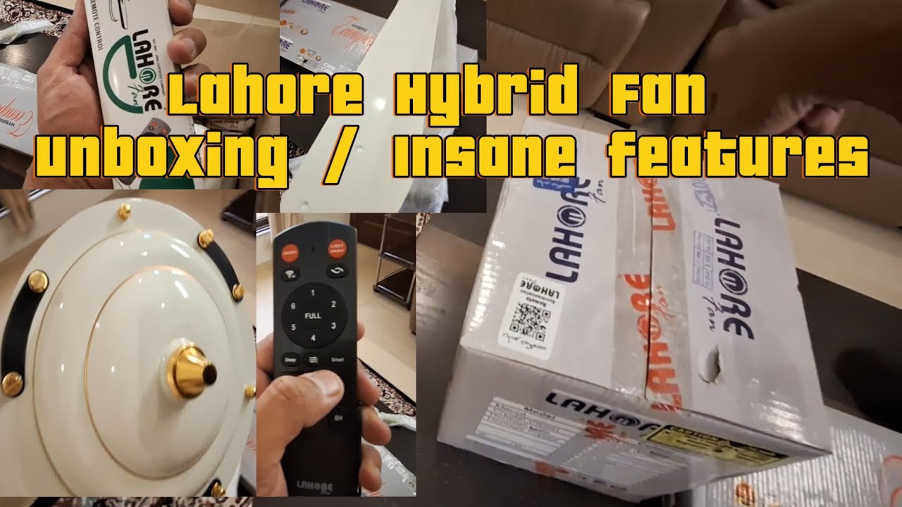 Lahore Hybrid Fan Unboxing & insane feature #fyt #viral #lahore #fans