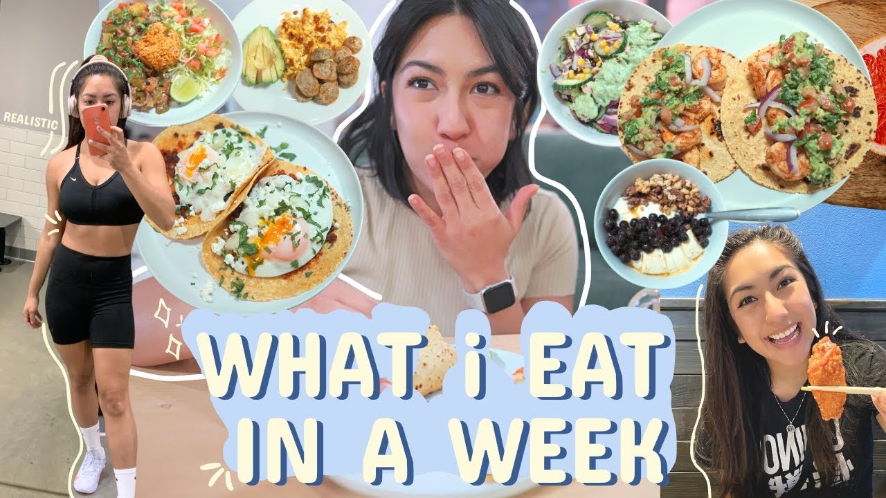 a week of healthy + realistic meals | (high protein + easy mexican recipes)