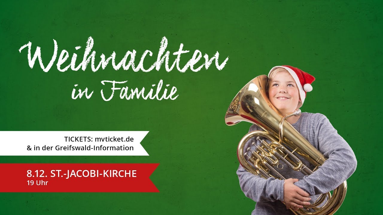 FLASHMOB BEIM EDEKA – Blasorchester Greifswald – Weihnachten in Familie