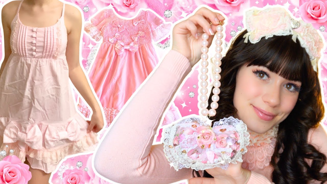 HUGE hime gyaru haul!!! 🎀₊ ⊹ La Pafait , DreamV , pink & princessy things ❤︎