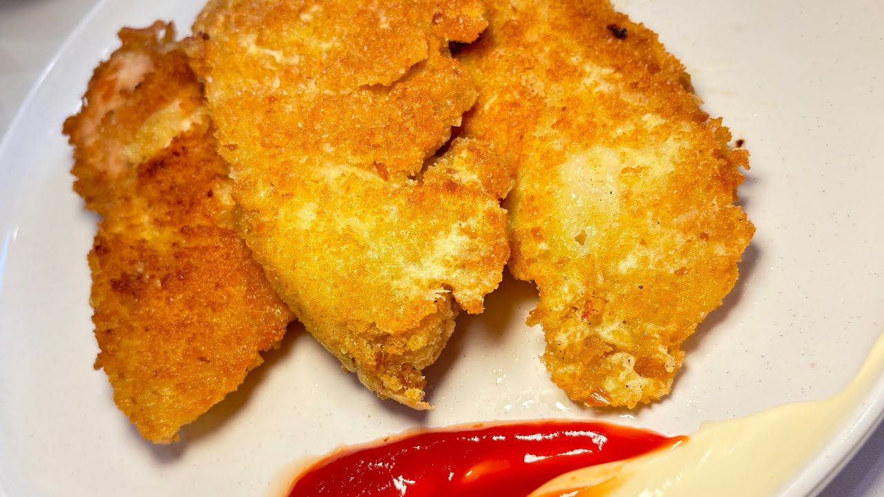 🔥XIRTLDAYAN TOYUQ FİLESİ | XРУСТЯЩЕЕ КУРИНОЕ ФИЛЕ🔥 | CRISPY CHICKEN FILLET 🔥#viral #trending 