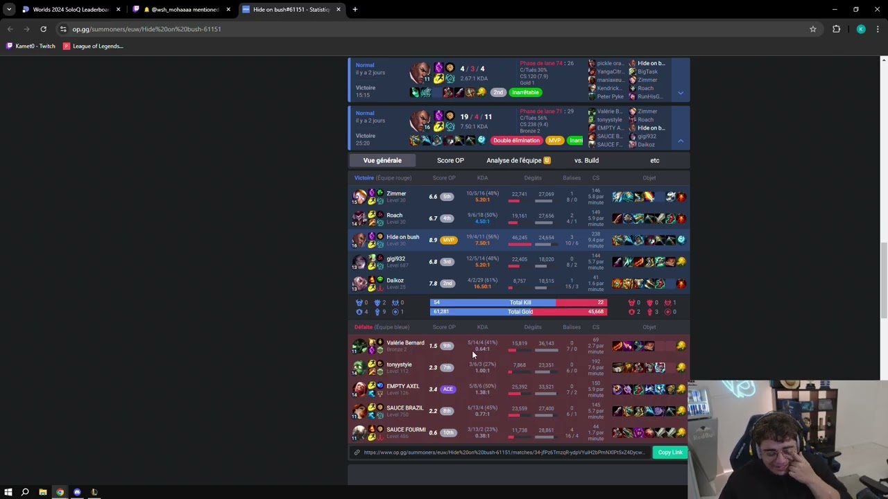 Kameto analyse l'OPGG de Faker en Europe (Les Fran&ccedil;ais savent accueillir🤣)