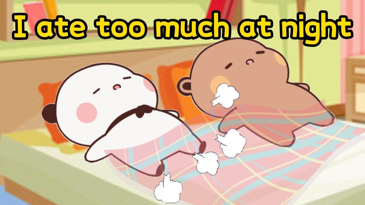 When my girlfriend eats too much.😁| Bubududu | Animation Stories |#bubududu #cartoon #funny