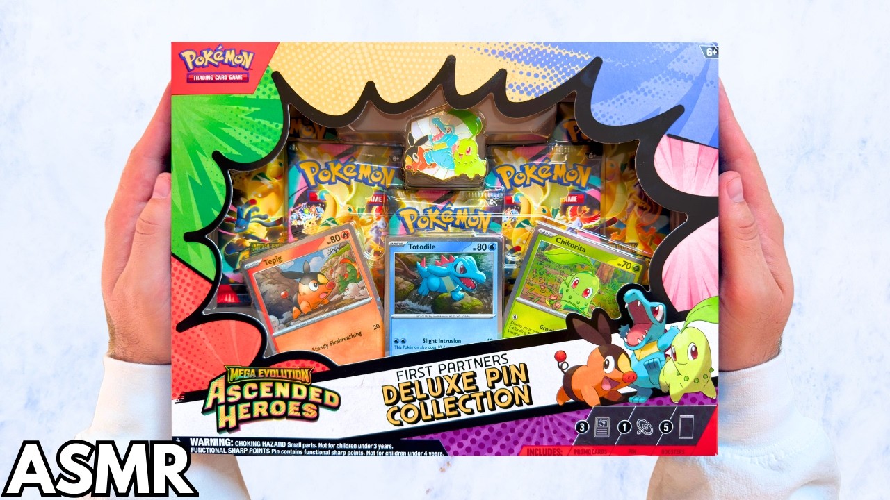 ASMR | Pokemon Ascended Heroes Opening + GIVEAWAY ✨ Soft Spoken