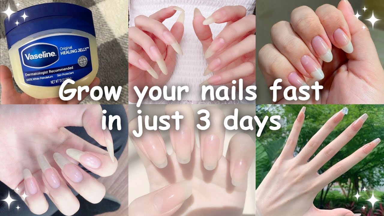 How I GROW MY Nails FASTER in just 3 days