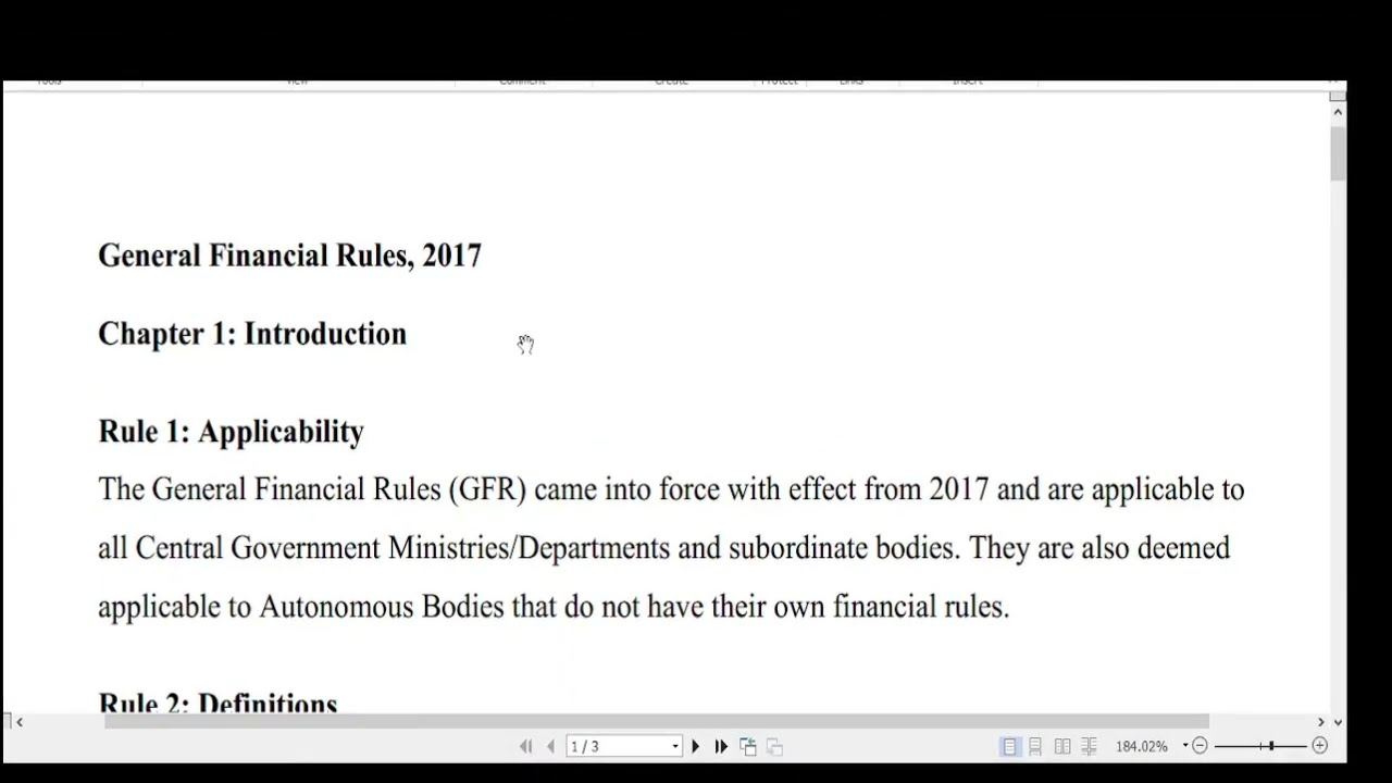 &ldquo;GFR Chapter 1 Explained | UPSC | Finance Rules&rdquo;