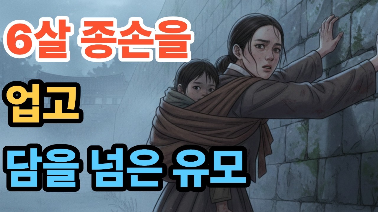 6살 종손을 업고 담을 넘은 유모, 피보다 진한 유모의 정,  20년뒤 유모를 진짜 어머니로 모시는 종손, 이제는 꽃길만 걷게 해 드리겠습니다.