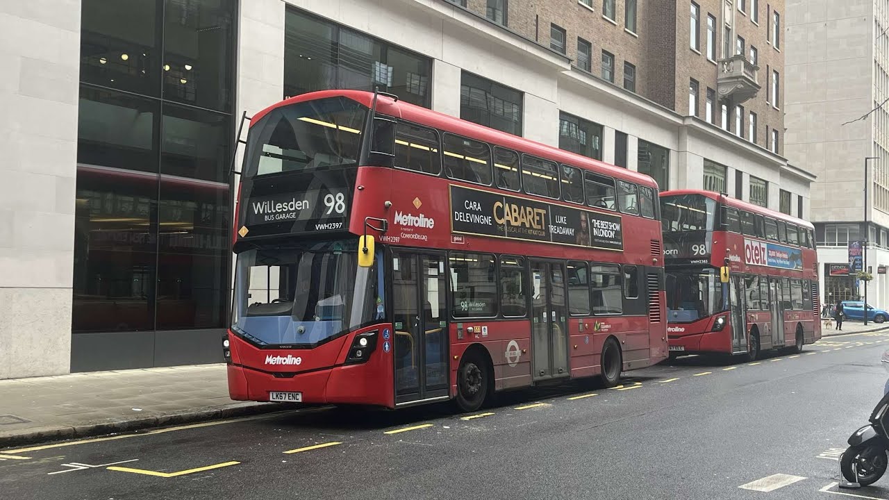 London Bus Route 98- Willesden Bus Garage to Holborn