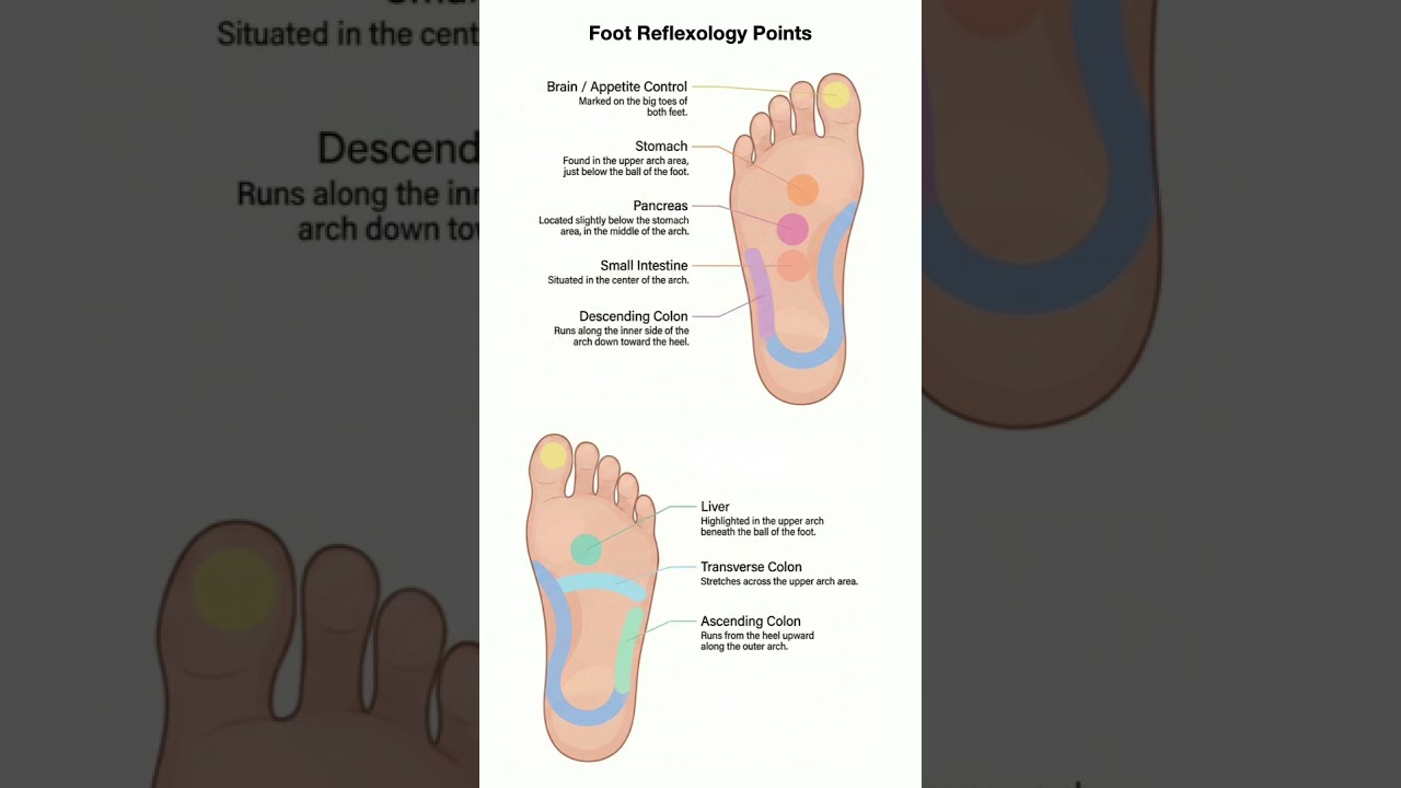 Foot Reflexology Points For Better Health