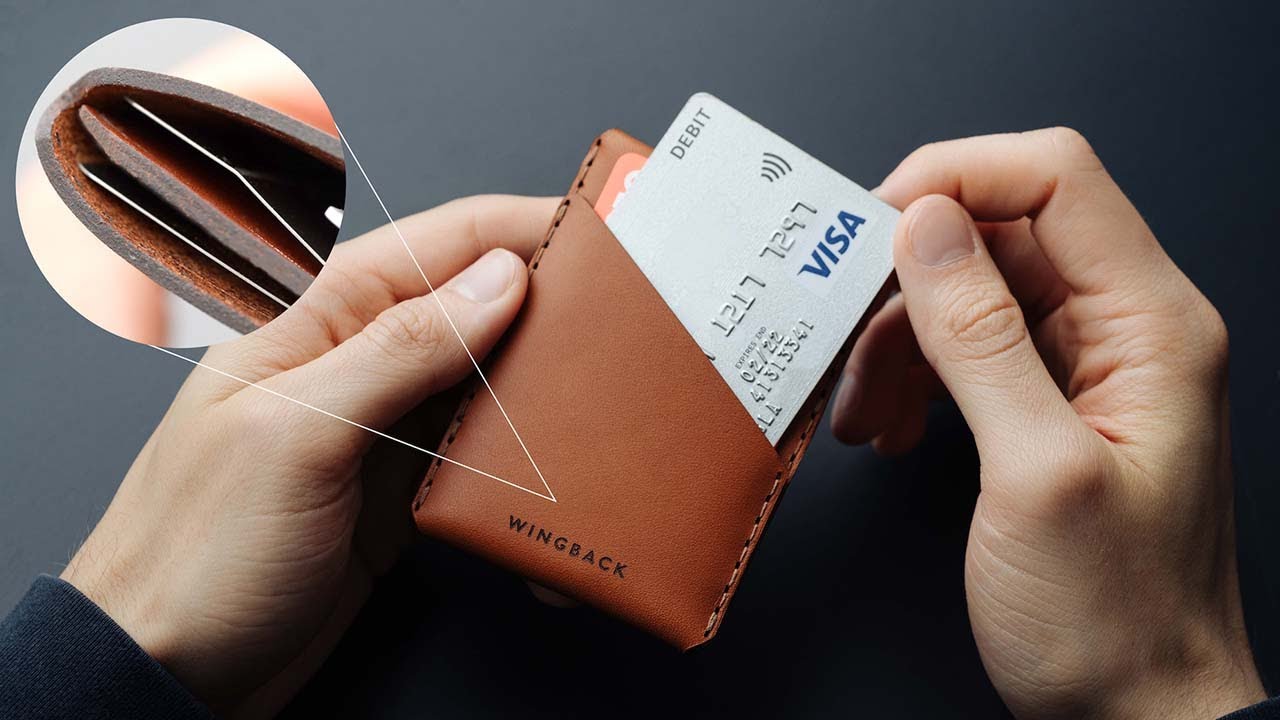 Personalised Winston Card Holder by Wingback