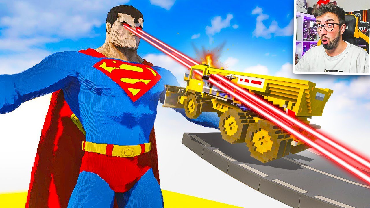 COCHES vs SUPERMAN💥 | Teardown Mods