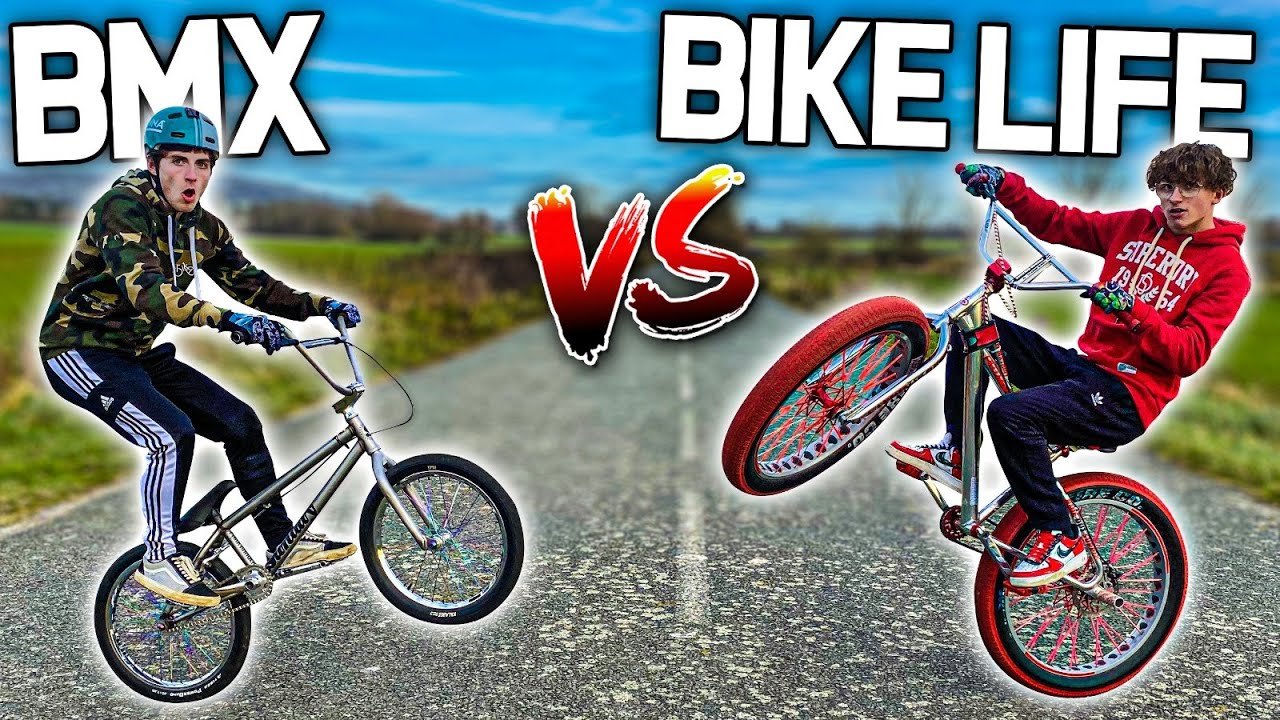 BMX vs BIKE LIFE ! Qui fera le meilleur wheeling ? Ft @Patrox Bikelife