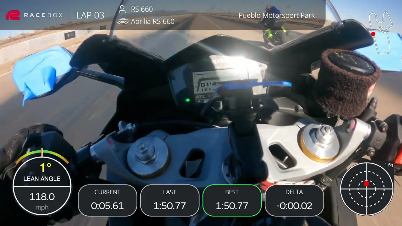 Aprilia RS 660: Finally broke into the 1:48s at PMP!