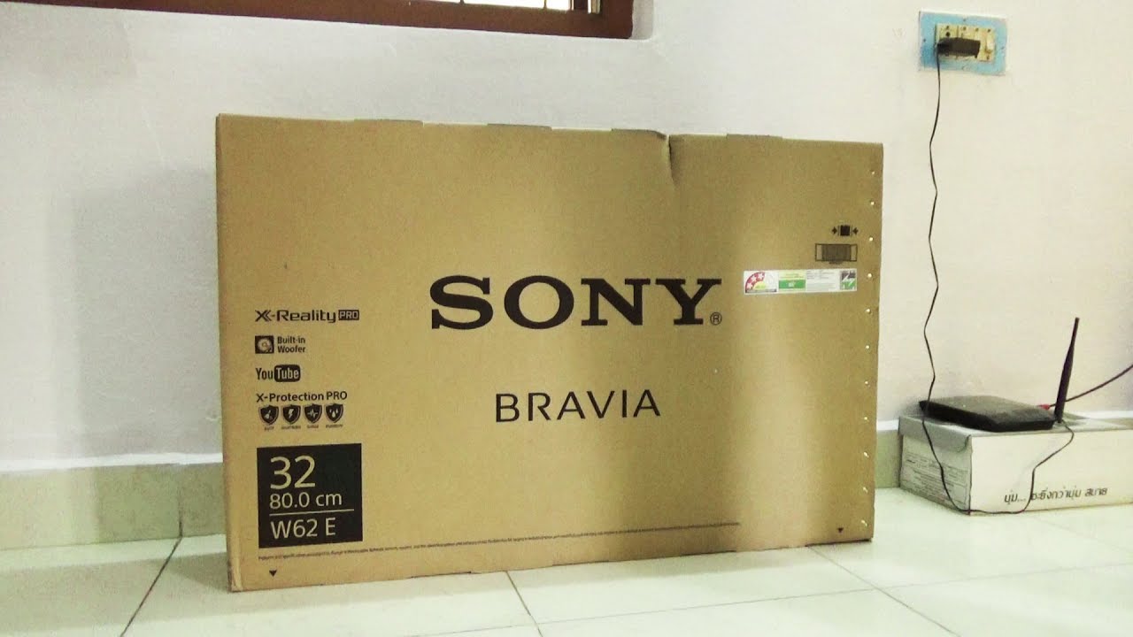 Sony W62E TV Unboxing and Fitting | Smart Tv | Sony HD TV | Unboxing Videos 2018