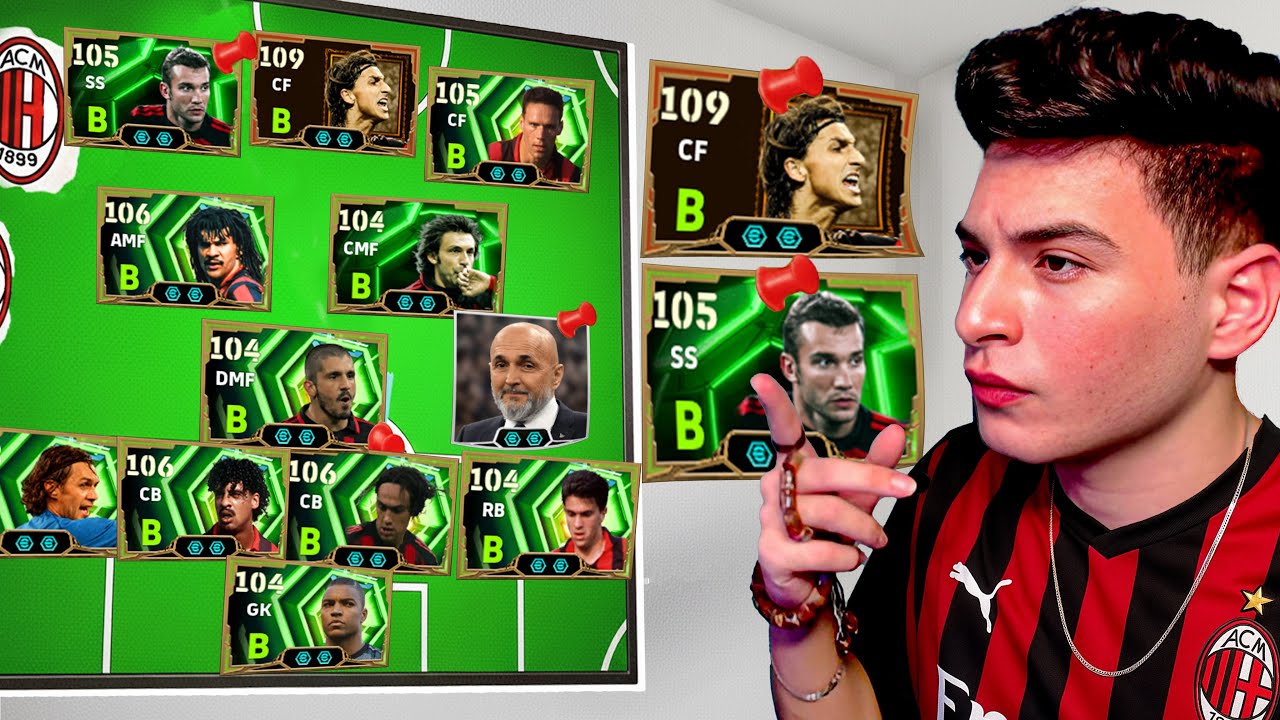 تحدي بناء اقوي تشكيلة AC MILAN في اللعبة🤯مباريات سكربت واداء خرافي🔥|eFootball 2026