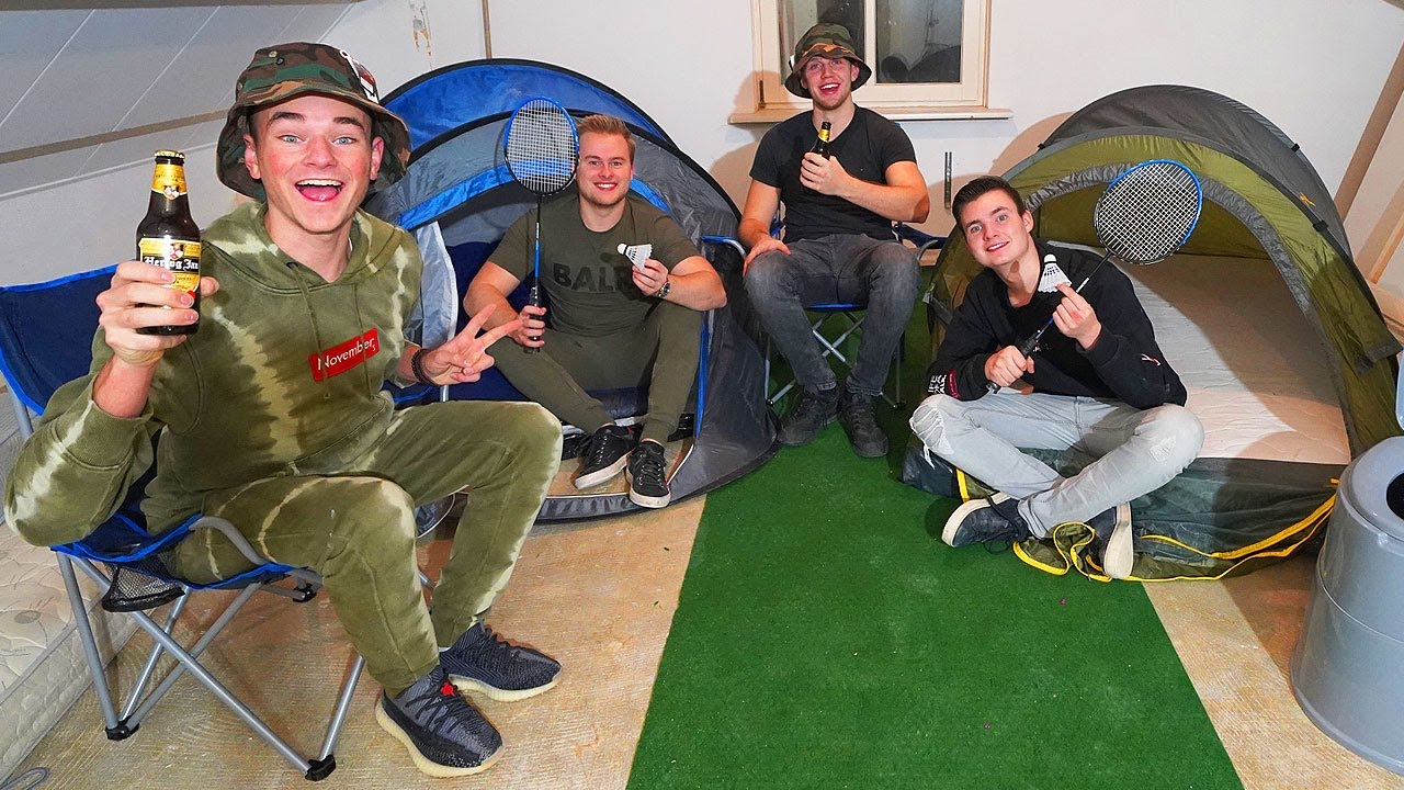 MINI CAMPING MAKEN IN MIJN HUIS! 🏕️
