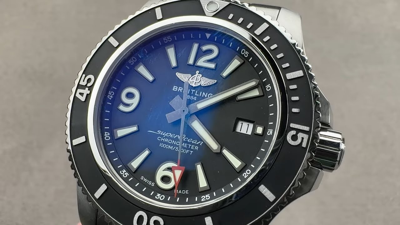 Breitling Superocean A17367D71B1A1 Black Dial Breitling Watch Review