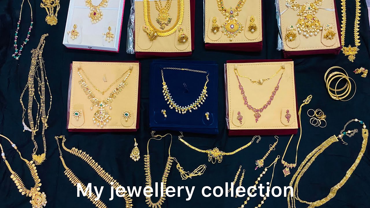 My Latest Jewellery Collection_Neck Sets|Complete gold jewellery collection|Trending jewellery|Part1