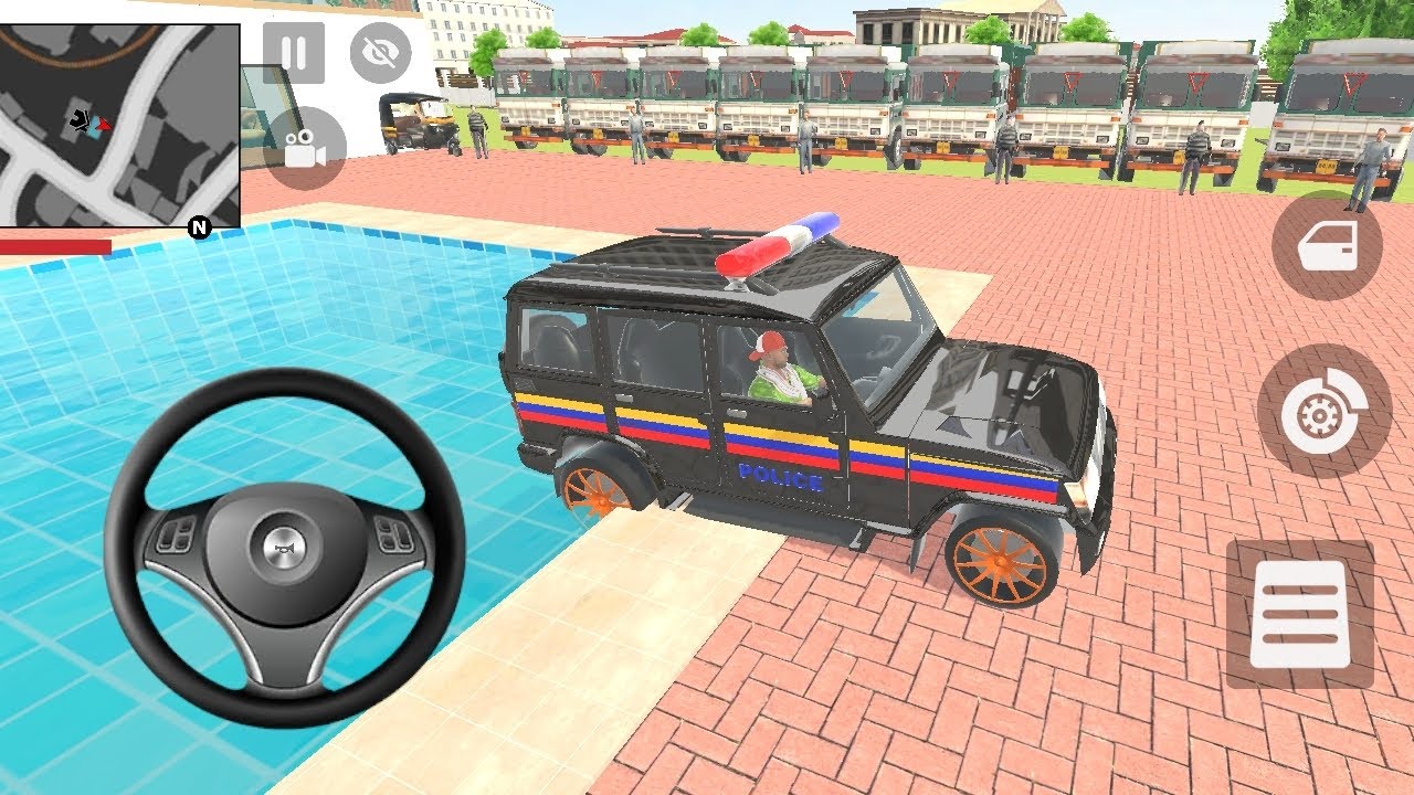 Franklin Robbery🤩9️⃣Trucks🚛🚛🚛🚛🚛🚛🚛🚛🚛🚛🚛 and buy 1️⃣Police 🚓 Indian theft auto Shimlutor Game 💥