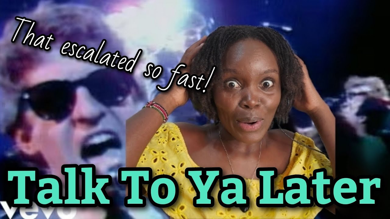 African Girl First Time Hearing The Tubes - Talk To Ya Later  