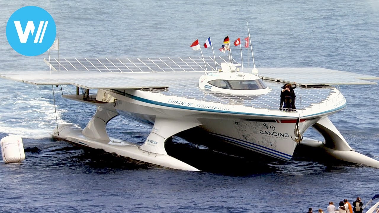 Chasing the Sun - First world tour on a giant boat powered by solar energy