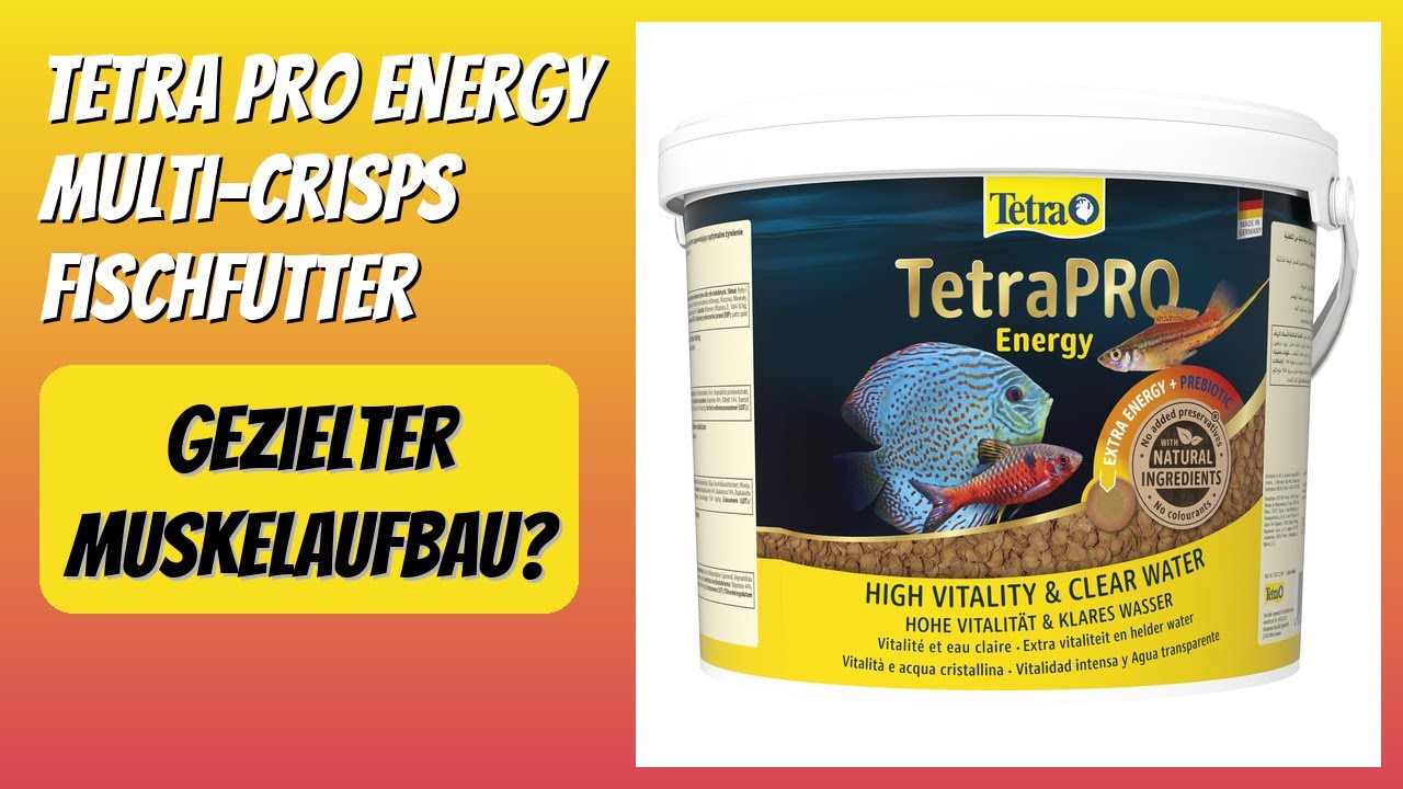 BEWERTUNG (2026): Tetra Pro Energy Multi-Crisps Fischfutter. Infos