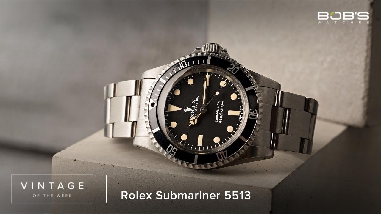 Винтажные часы Rolex Submariner 5513 — Винтаж недели, эпизод 5 | Часы Боба
