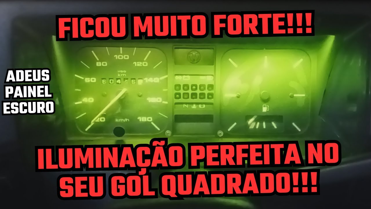 Como instalar Led no painel do gol quadrado Iluminação Top no painel do seu gol