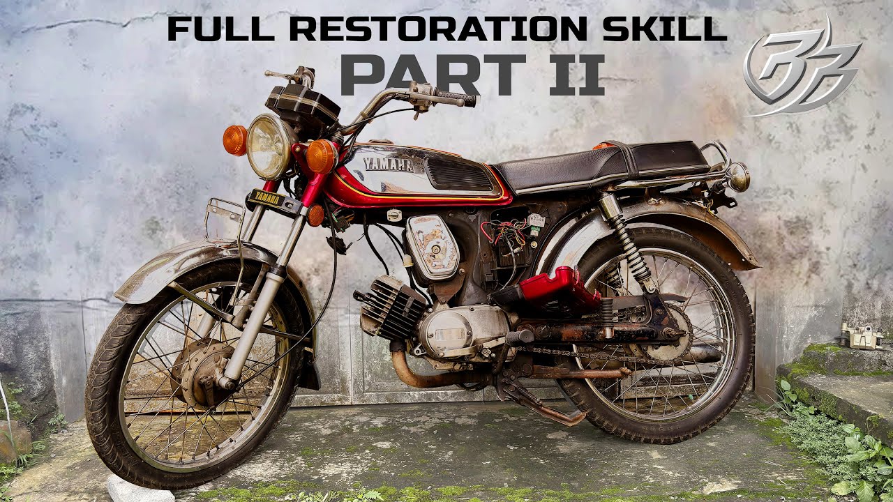 LAST RESTORATION of OLD mOTORCYCLE  TWO STROKE  yamaha l2S / L2 SUPER 81 2025 (ASMR)