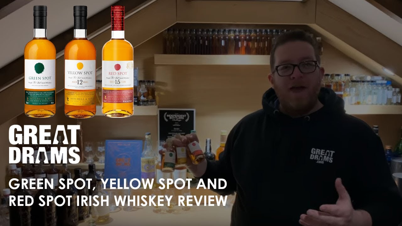Green Spot, Yellow Spot and Red Spot Irish Whiskey Review