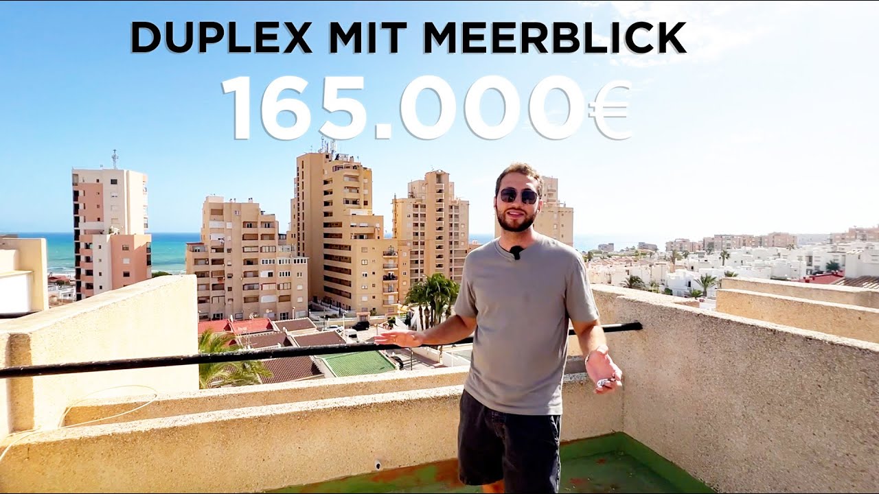 Immobilien in Spanien kaufen 🌴 Duplex mit Meerblick, Solarium und Gemeinschaftspool in Torre La Mata