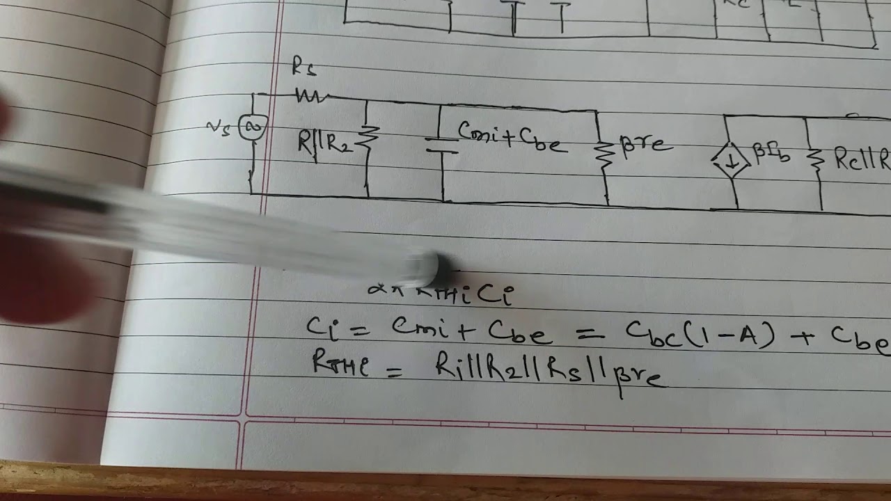 High frequency response of CE amplifier