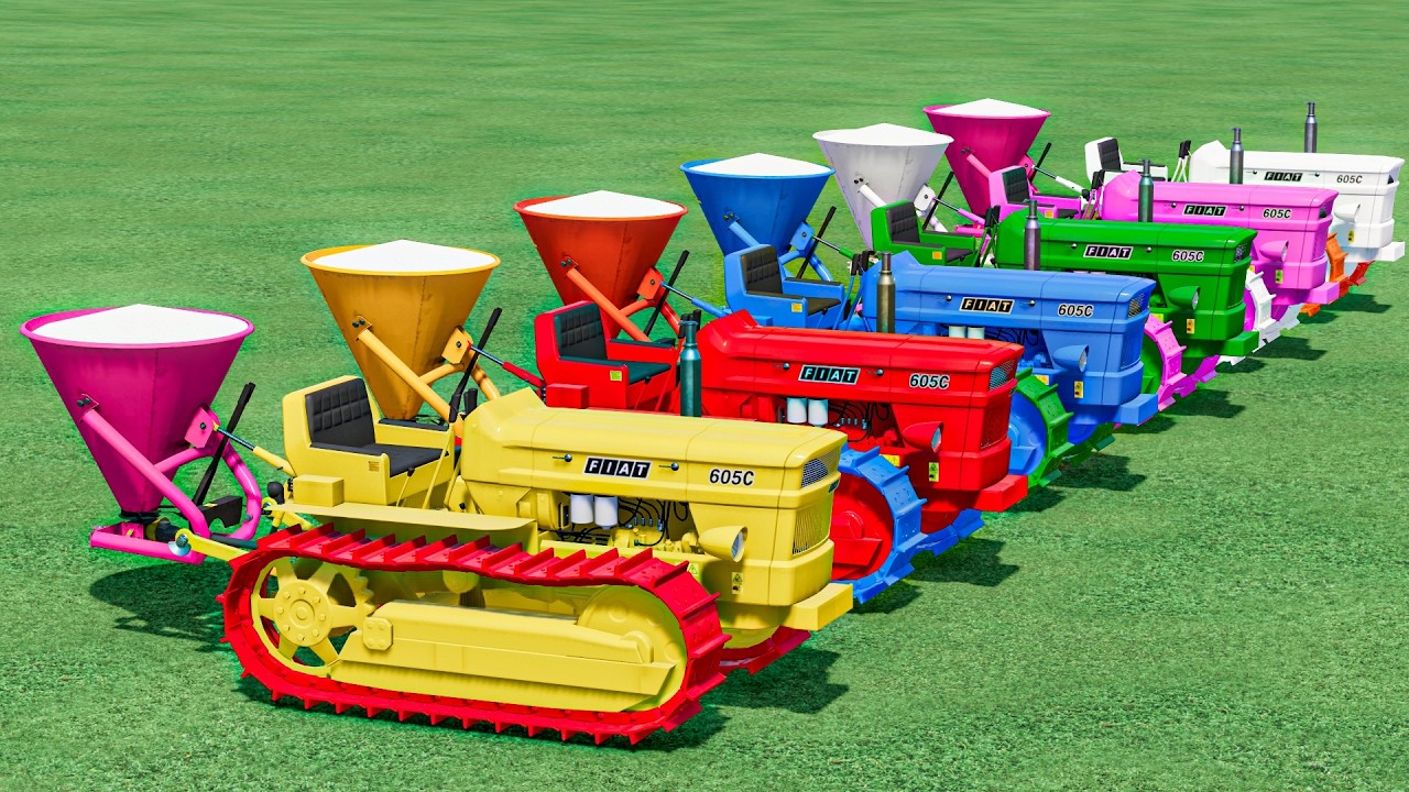 Work with Colors - LIME JOB with Mini Tractor | Farming Simulator 22
