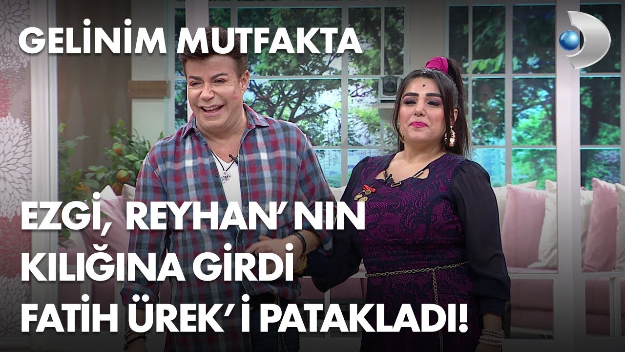 Ezgi Reyhan Hanım'ın kılığına girdi, Fatih Ürek'i patakladı! Gelinim Mutfakta 237. Bölüm