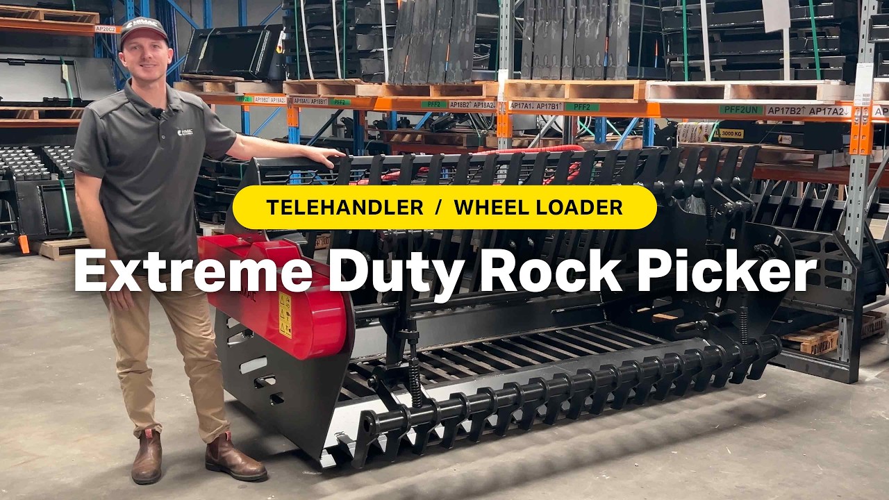 Extreme Duty Rock Picker - Himac Attachments