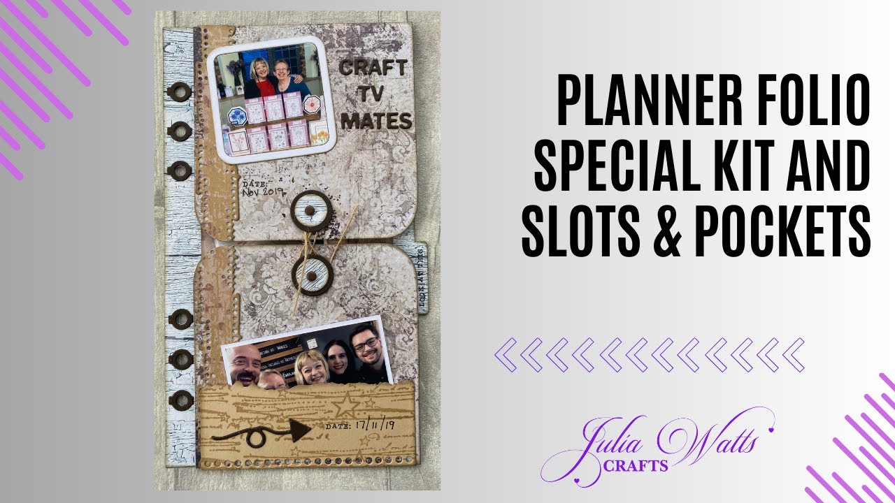 Elizabeth Craft Designs Planner Folio Special Kit and Slots & Pockets